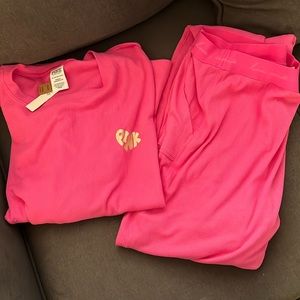 NWT Victoria’s Secret PINK PJ set